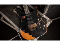 Pro Series Signature Phil Collen PC1-E, escala em ébano, Worn Black