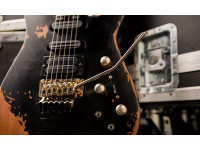Pro Series Signature Phil Collen PC1-E, escala em ébano, Worn Black
