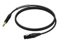 ProCab  PRA900/3 - Jack male mono - XLR female - UltraFlex 3m - El PRA900 es un cable de micrófono de alta calidad fabricado con cable UltraFlex, PMC224 está equipado con conectores Neutrik Jack de 6,3 mm y XLR hembra., Los conductores de cobre desnudo con hilo...