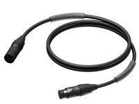 ProCab  PRA902/3 3m - Conductores de cable fino y denso de 24 AWG, Recubrimiento sólido y flexible Highflex™, Diámetro exterior 6,2 mm (Ø), Cobre libre de oxígeno, Funda retráctil transparente de 60 mm, Contactos de pla...