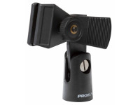Proel  APM15  - Pie de micrófono universal ABS con tornillo de fijación (Ø Min-Max: 20 - 32 mm)., 