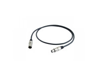 Proel  STAGE275LU15 15 m - Nuevo cable balanceado profesional ensamblado con portacables PROEL XLR 3P hembra - Conectores portacables PROEL XLR 3P macho (XLR3FV / XLR3MV) en color negro., 