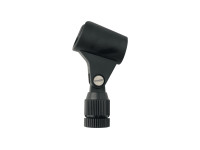Quiklok  MP-840 - Cantidad: 1, De color negro, Tipo: Clip y Suspensión, Diámetro del micrófono: 20-27 mm, Material: caucho, 