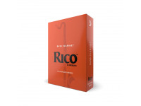 Rico Royal  Bass Clarinet Reeds, Strength 3, 3 Pack - ideal para estudiantes, diseñado para facilitar, Precios asequibles para educadores y padres, 