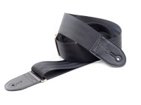 RightOn  Correia Roadrunner Seatbelt Basic Preta 070 - Ancho: 5 cm, De color negro, Material: Sin cuero, Longitud mínima: 85 cm., Ajustable hasta: 145 cm, 