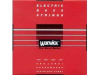 Rock Bass - Warwick 42210 ML Red Label .040-.100  - escala larga, Sonido brillante y duradero., calibre medio, en acero inoxidable, Tamaño: .040-.060-.080-.100, 