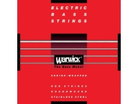 Warwick 42301 M Red Label  - etiqueta roja, 5 cuerdas, Escala larga, Acero inoxidable, calibre medio, 045-065-085-105-135, 