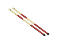 Rohema Percussion  Tape Bamboo Rods - CLORURO DE POLIVINILO, Cubierta de plástico y protección contra aros., Longitud: 415 mm, Diámetro: 15mm, Hecho en Alemania, 