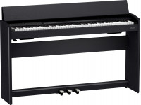 Roland F701 CB Piano Digital <B>Deluxe Satin Black</b> - Roland F701 CB NEGRO SATINADO Piano Vertical con USB y Bluetooth, Teclado de acción de martillo + Polifonía de 256 voces + 324 sonidos + 377 canciones, El sistema de sonido de 24 W reproduce un son...