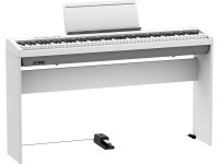 Roland  FP-30X WH Bundle - Piano Portátil Roland FP-30X WH Branco com Porta USB e Bluetooth, Teclado Ação Martelo 88-notas + 256 Vozes Polifonia + 30 Músicas, Total 56 Sons (12 Piano + 20 Piano Elétrico + 24 Outros Sons), Ro...
