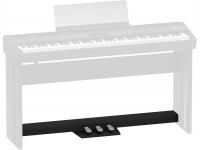 Roland Barra 3 Pedais para Piano <b>Roland FP-60X BK</b> / <b>FP-90X BK</b> - Roland KPD-90 BK Barra de 3 pedales para Roland FP-60X BK / FP-90X BK, Material: Madera, Color Negro + Acabado Satinado, Accesorio para pianos Roland FP-60 BK / FP-60X BK / FP-90 BK / FP-90X BK, 