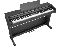 Roland RP107-BKX Piano Digital <b>Deluxe Satin Black</b> - Roland RP107 NEGRO SATINADO Piano vertical con USB y Bluetooth, Teclado de acción de martillo + Polifonía de 256 voces + 15 sonidos + 377 canciones, Funda para teclado + 287 lecciones de piano + Si...