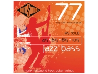 Rotosound RS77LD Jazz Bass  - herida plana, escala larga, Larga vida, materiales de la mejor calidad, Metros de cuerda: 45, 65, 85, 105, 