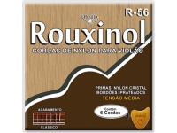 Rouxinol R-56 - Juego de cuerdas de guitarra clásica de nailon. Media tensión y acabado clásico. Elige oferta., 