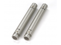 Samson C02 - Micrófonos de condensador de lápiz de diafragma pequeño, Empaquetado como un par estéreo (combinado con una sensibilidad de ±0,5 dB entre sí), patrón de captación cardioide, SPL hasta 134dB, Conect...