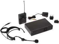 Sennheiser  XSW 1-ME3 A-Band Headset - Con diversidad de antena, Rango de frecuencia: Banda A, 548 - 572 MHz, Transmisor de petaca, Micrófono de oído de condensador ME 3-II con patrón polar cardioide, Ancho de banda de conmutación de 24...
