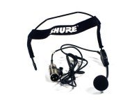 Shure WH20XLR - Marco de soporte ligero y elástico que se ajusta para mayor comodidad y seguridad., El cable de micrófono de pequeño diámetro extra fuerte resiste roturas, Micrófono plegable para fácil transporte,...