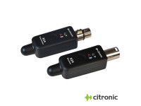 Sistema sem fios para microfones XLR 2.4GHz CITRONIC