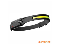 Superfire Lanterna de Cabeça 2W 340lm C/ Sensor Movimento HL65