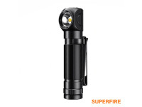 Superfire Lanterna de Mão 2 em 1 5W 600lm IP44 TH04