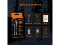 Superfire Lanterna de Mão 2 em 1 5W 600lm IP44 TH04