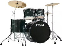 Conjunto de bateria completo Tama Stagestar Entry Drum Kits ST52H6-BNS Stage 22 BLACK NIGHT SPARKLE