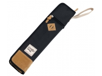 Tama TSB12BK Powerpad Stick Bag - Serie Powerpad, Le permite almacenar 6 pares de baquetas, Contiene bolsillos para guardar otros accesorios de la batería., tamaño compacto, acabado negro, 