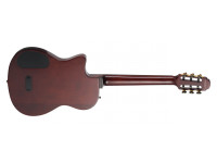 Tanglewood EMDC8BK Thinline Electro Nylon Black