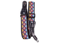 TGI Guitar Strap Woven Cotton Aztec Stitch