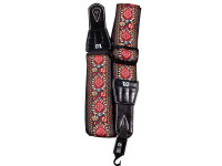 TGI Strap Woven Cotton Persian Stitch Red