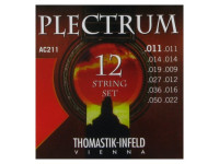 Thomastik  AC211 - Para guitarras de 12 cuerdas, Calibres 011 - 014 - 019 - 027 - 036 - 050, 011 - 014 - 009 - 012 - 016 - 022, 