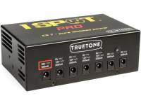 Truetone 1 Spot Pro CS7  - 7 salidas completamente aisladas: 1x 18V DC 100 mA, 4x 9/12V DC 200 mA y 2x 9V DC 500 mA - total 1900 mA, tecnología moderna, funcionamiento silencioso, Voltaje de entrada internacional de 100 a 24...