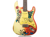 Vintage V6 Thomas Blug ‘Summer of Love’ V6MRHDX B-Stock - Guitarra de firma Thomas Blug, Cuerpo:Aliso, Brazo:Arce duro, Perfil del brazo:C suave, Radio del brazo:190,5 mm (7,5"), Escala:Palo de rosa, 