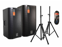 Colunas Amplificadas VSOUND  Sistema de Som Amplificado 1100W SOUND-SET-10