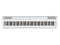 Yamaha P-125WH - Piano digital Yamaha P-125WH, 88 teclas de acción de martillo contrapesadas (GHS), polifonía de 192 voces, 20 ritmos, 21 canciones de demostración y 50 canciones para piano, efectos de reverberació...