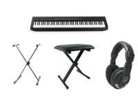 Yamaha Pack Piano P-45 Black + Suporte + Banco 
