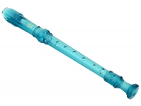 Yamaha YRS-20 GB - Flauta dulce soprano, digitación alemana, Plástico ABS, azul transparente, incluyendo bolsa, 