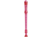 Yamaha YRS-20 GP - Flauta dulce soprano, con digitación alemana, Plástico ABS, Color: rosa transparente, Bolsa (incluida), 