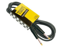 Yellow Cable  ECOGP63D 3m - Cable de instrumento de 3 metros de largo. 2 enchufes rectos. conectores neutrok, 