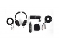 Zoom ZDM-1 Podcast Mic Pack - Micrófono dinámico de gran diafragma - ZDM-1, Captura sonido con calidad de transmisión, Auriculares profesionales ZHP-1, El trípode de mesa TPS-4 compacto y robusto facilita la configuración sobre...